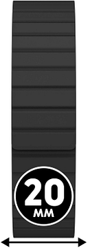 ICE WATCH SMART 023439 - MAGNET - BLACK (20mm) - ICE 2.0 (1.7)