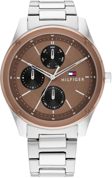 Tommy Hilfiger TH1710533 Horloge Heren Zilverkleurig 43mm Tommy Hilfiger TH1710533 Horloge Heren Zilverkleurig 43mm