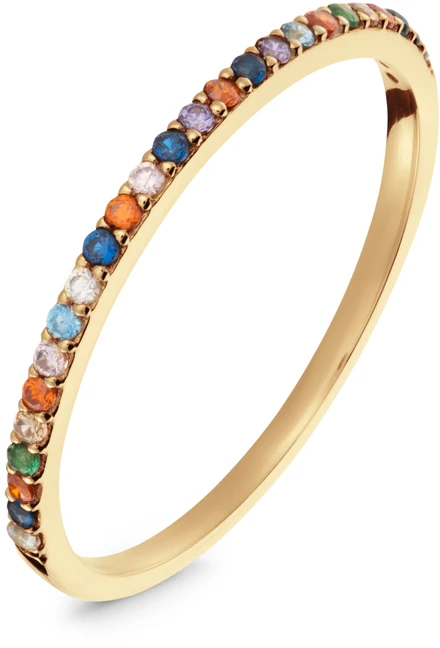 Glow Ring Multi Kleursteen Smal 585 214.9902 Glow Ring Multi Kleursteen Smal 585 214.9902