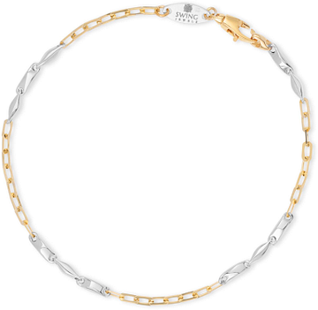 SWING JEWELS NOUVEAU 14 CT BICOLOR GOLD BRACELET BRRR V1B