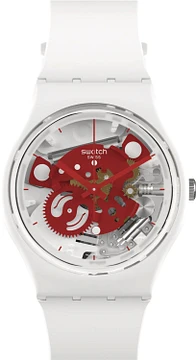 Swatch TIME TO RED SMALL SO31W104