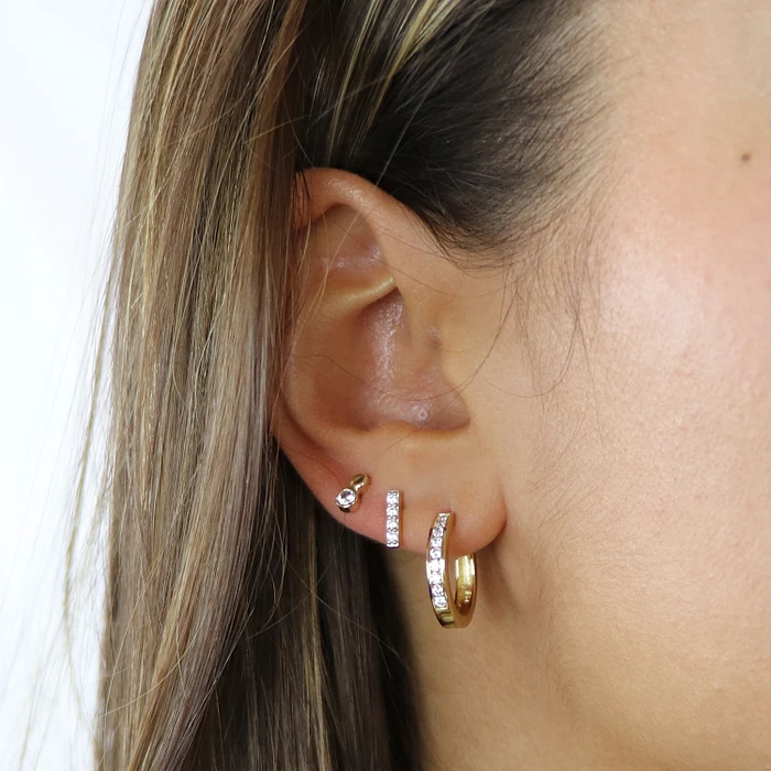 Glow OORKNOPJES - 585 GEEL - 0,4GR - CZ 206.0529.00 Glow OORKNOPJES - 585 GEEL - 0,4GR - CZ 206.0529.00
