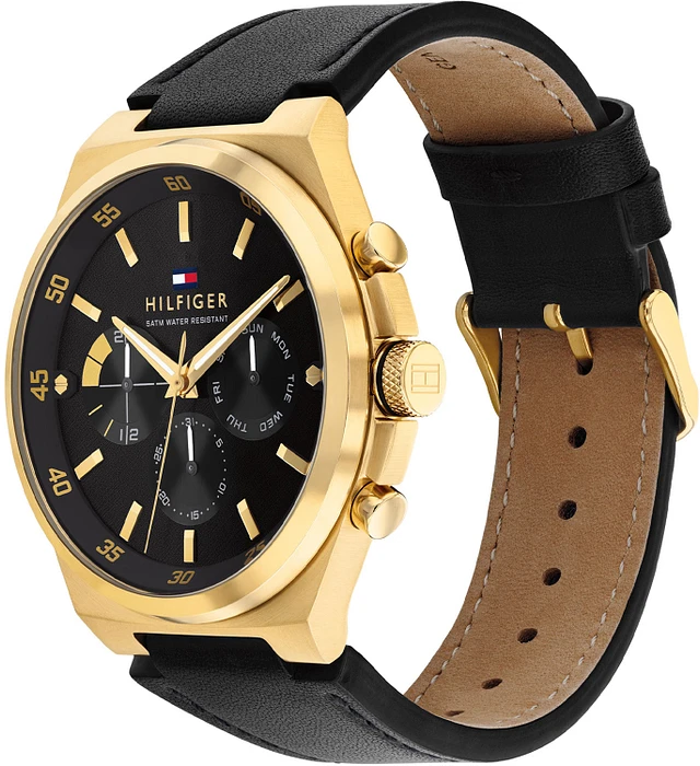 Tommy Hilfiger TH1792086 Horloge Heren Goudkleurig 46mm