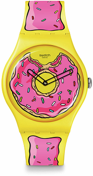 Swatch SO29Z134 THE SIMPSONS COLLECTION SECONDS OF SWEETNESS