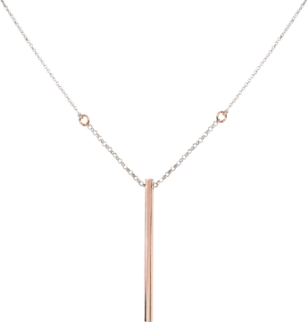 Silver Lining Collier met hangend staafje 925 rp 102.0572.48