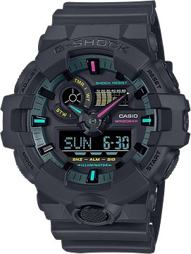 Casio G-Shock GA-700MF-1AER Multi Fluorescent Accents