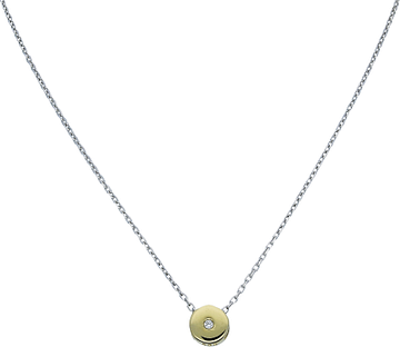 Glow Collier Cirkel Minimal CZ Bico Goudkleurig 202.5020.42