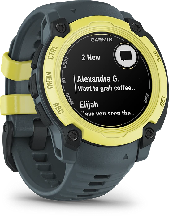 Garmin Instinct E, 40 mm, Electric Lime Bezel w/ Twilight Band 010-02932-01 Garmin Instinct E, 40 mm, Electric Lime Bezel w/ Twilight Band 010-02932-01