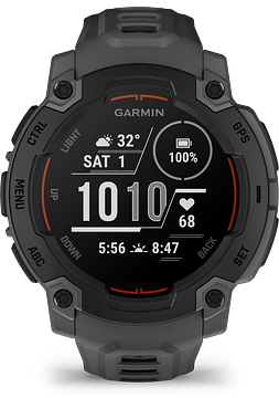 Garmin Instinct E, 45 mm, Black Bezel with Charcoal Band 010-02933-00