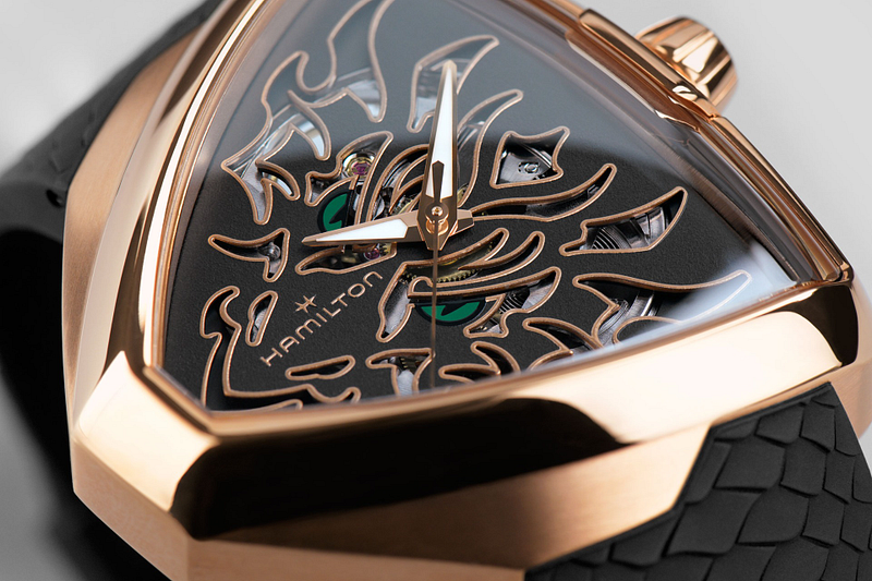 オラウータン Hamilton Elvis 80 Skeleton Auto Year of the Dragon Skeleton
