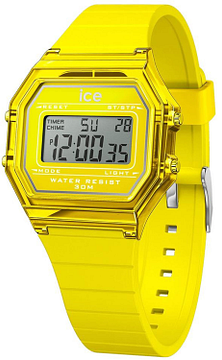 ICE watch digit retro - Electric yellow - Clear - Small 022891