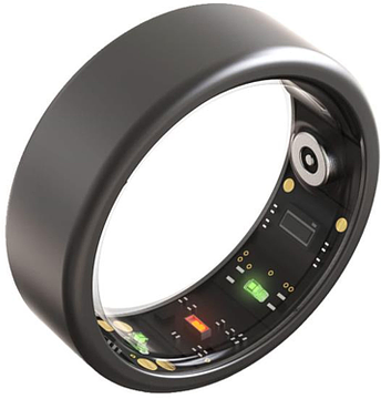 ICE ring connected smart ring Black