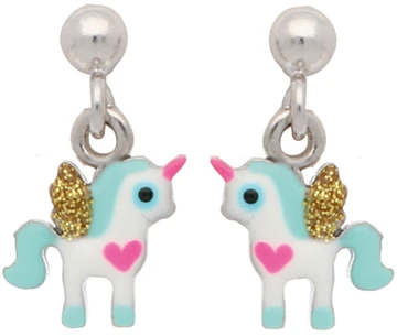 Lapetra LPOH0009 - Oorhangers - Eenhoorn - 925 sterling zilver