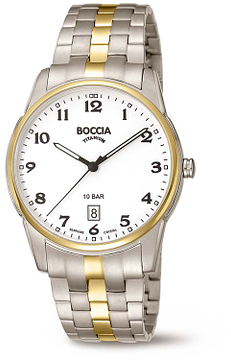 Boccia Titanium 3632-03 Heren Horloge 39mm