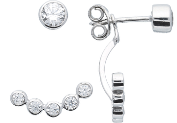 Silver Lining Earcuffs CZ Zilver Rd 106.5056.00