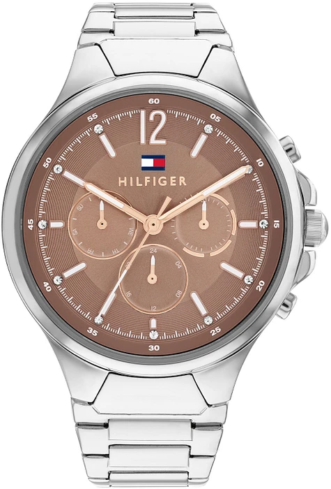 Tommy Hilfiger TH1782596 Horloge Dames Zilverkleurig 40mm Tommy Hilfiger TH1782596 Horloge Dames Zilverkleurig 40mm