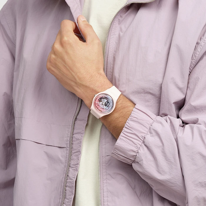 Swatch Original Bioceramic Fleetingly Pink Pay! SO32P103-5300 Swatch Original Bioceramic Fleetingly Pink Pay! SO32P103-5300