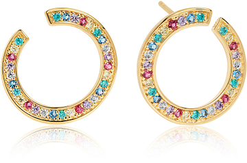 Sif Jakobs VALIANO CIRCOLO EARRINGS SJ-E1053-XCZ-YG