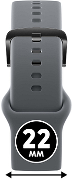 Ice Watch Smart 022544 DARK GREY - BLACK 22mm Band