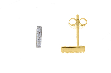 Glow OORKNOPJES BALK - ZILVER - RD - GP - 0,8GR - CZ 106.8014.00