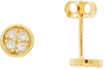 Glow OORKNOPJES ROND - ZILVER - RD - GP - 0,7GR - CZ 106.8015.00