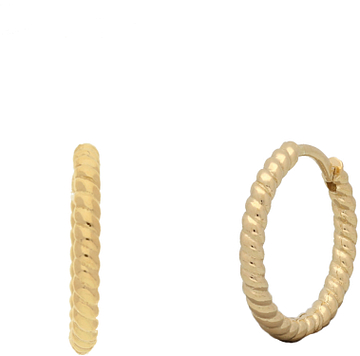Glow KLAPOORRINGEN 12MM - ZILVER - RD - GP - 2,2GR 107.8001.12