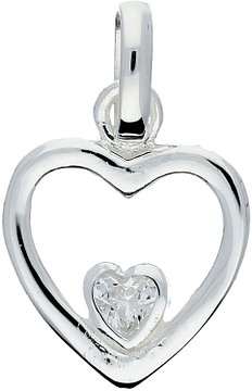 Lilly Kinderhanger Open Hart CZ 925* 120.6072.00