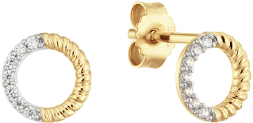 Glow Oorstekers - Rond Zirkonia - 206.0795.00