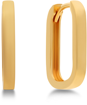 Glow Oorring Plain Hook 15*10mm 585 Rechthoek 207.0967.00