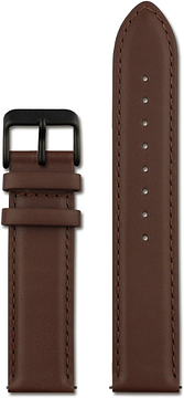 VICENSO CUIR BRACELET VIS014 Marron/Noir 20 MM
