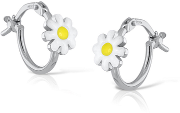 Lapetra LPOR0131 - Oorringen - Bloem - 925 sterling zilver