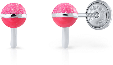 Lapetra LPOS0100 - Oorknopjes - Lolly - 925 sterling zilver 