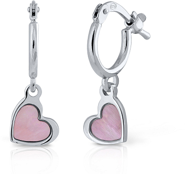 Lapetra LPPO0010 - Oorringen - Hart - 925 sterling zilver