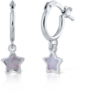 Lapetra LPPO0023 - Oorringen - Ster - 925 sterling zilver