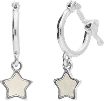 Lapetra LPPO0025 - Oorringen - Ster - 925 sterling zilver