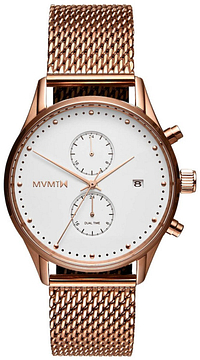 MVMT VOYAGER WHITE ROSE D-MV01-RGM 42mm
