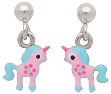 Lapetra LPOH0008 - Oorhangers - Eenhoorn - 925 sterling zilver