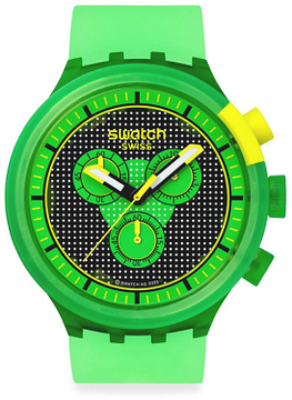 Swatch GLOWINGLY GREEN SB02G100