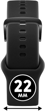 Ice Watch Smart 021415 BLACK - BLACK 22mm Band
