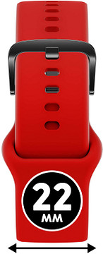 Ice Watch Smart 022543 RED PASSION - BLACK 22mm Band