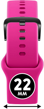 Ice Watch Smart 022592 MAGENTA PINK - BLACK 22mm Band