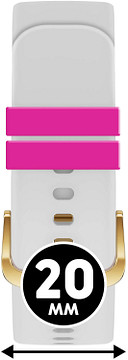 ICE WATCH Smart 022824 - Smart - White - Neon pink - 20mm band