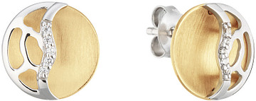 Glow Oorstekers 106.0805.00 11mm Bicolor Rond 