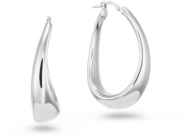 Glow Oorringen XL Chunky Chic - Elips 925RD 107.0676.00