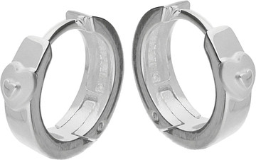 Lilly Kinderoorr.Mat/Glans Hart 925 107.0365.00