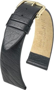 HIRSCH CALF M BLACK LEATHER 