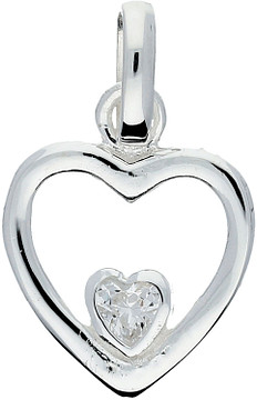 Lilly Kinderhanger Open Hart CZ 925* 120.6072.00