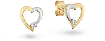 Glow Oorbellen Hart Zirkonia 206.0179.00