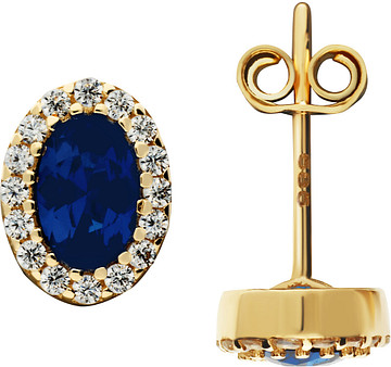 Glow Oorknopjes Fantasie Ovaal Zirkonia 585 206.2414.00