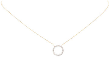 Glow COLLIER DISC - 585 GEEL - 42.5/45CM - 1,6GR - CZ 202.0675.45